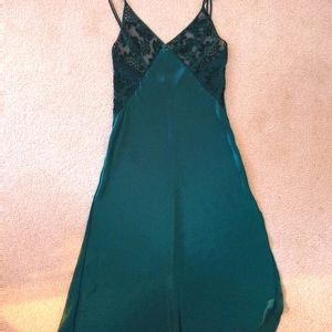 Emerald green lingerie